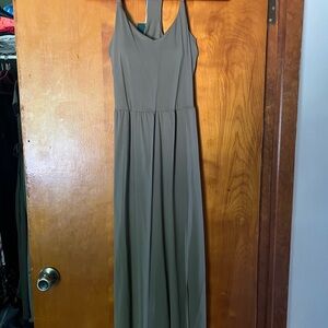 HALARA Blue Sleeveless Halter Sundress Maxi